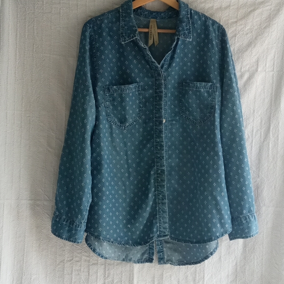 Liverpool Denim Western Shirt - Picture 1 of 4